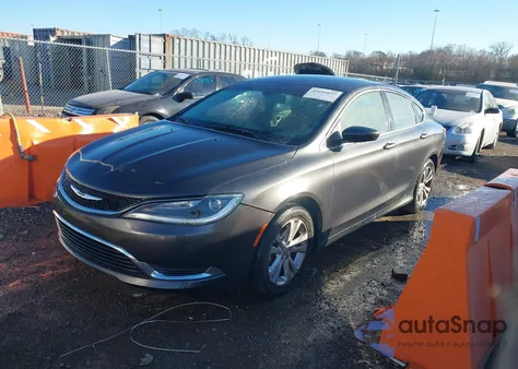 2015 Chrysler 200 Limited z USA, uszkodzony, nr VIN 1C3CCCAB4FN653646